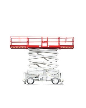 Plate-forme à ciseaux Diesel tout terrain 10 m