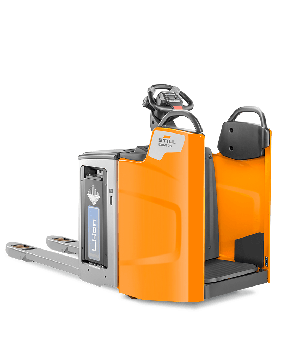 Transpalette électrique, porté debout 2,4 t - fourches 1.190 mm